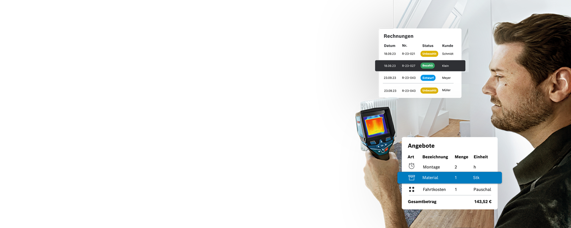 Handwerkersoftware für SHK-Betriebe