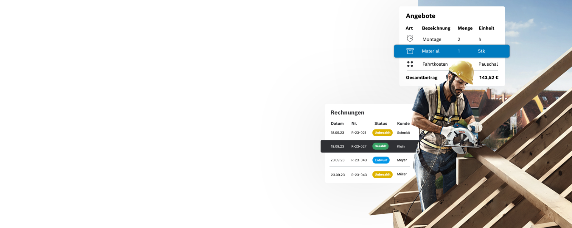 Die Dachdecker-Software für deinen Betrieb