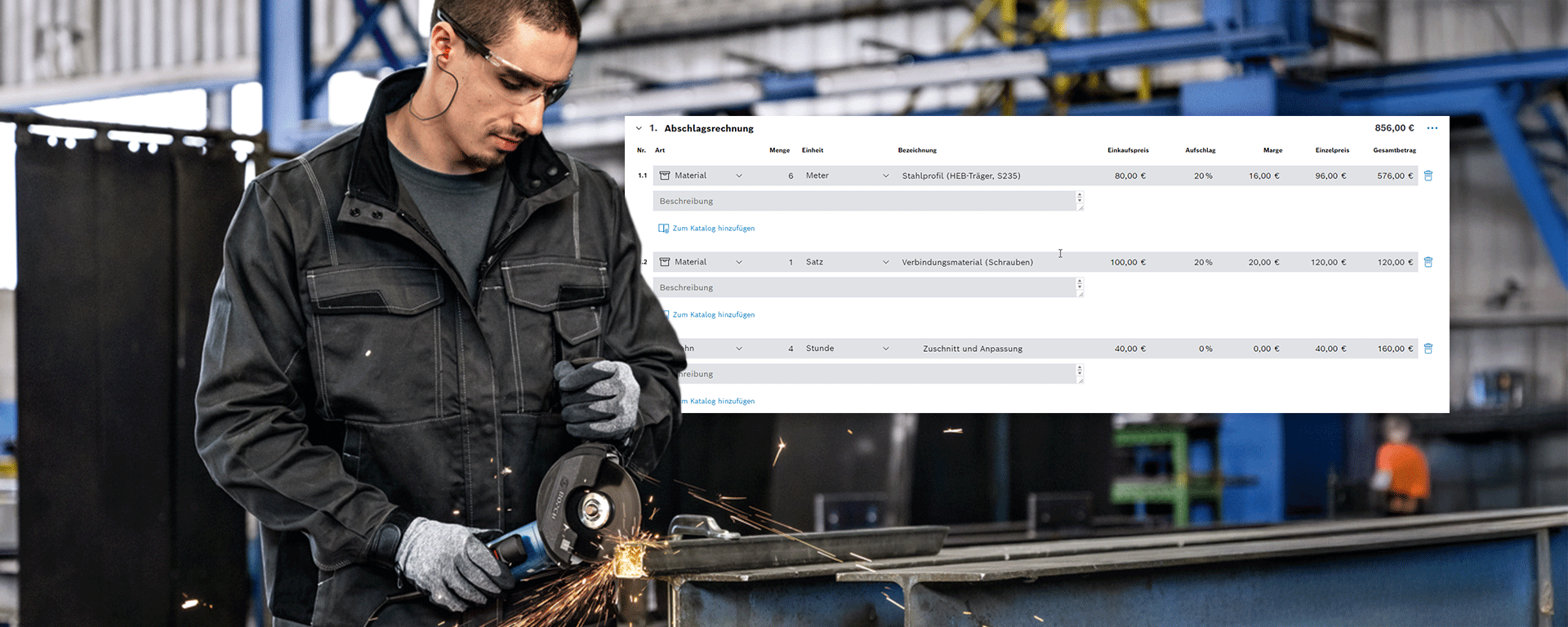 Abschlagsrechnungen im Handwerk