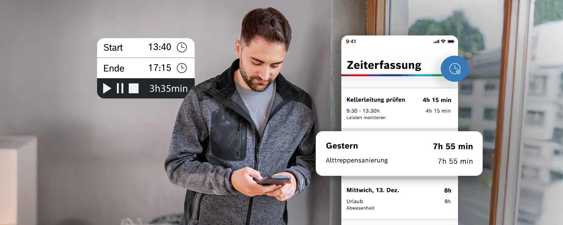 Zeiterfassung im Handwerk: Digital, mobil und rechtssicher für kleine Handwerksbetriebe
